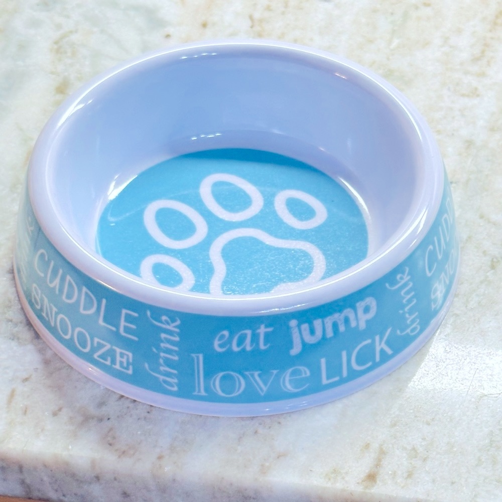 New Plastic Animal Print design Pet Bowl-7 inches Diameter